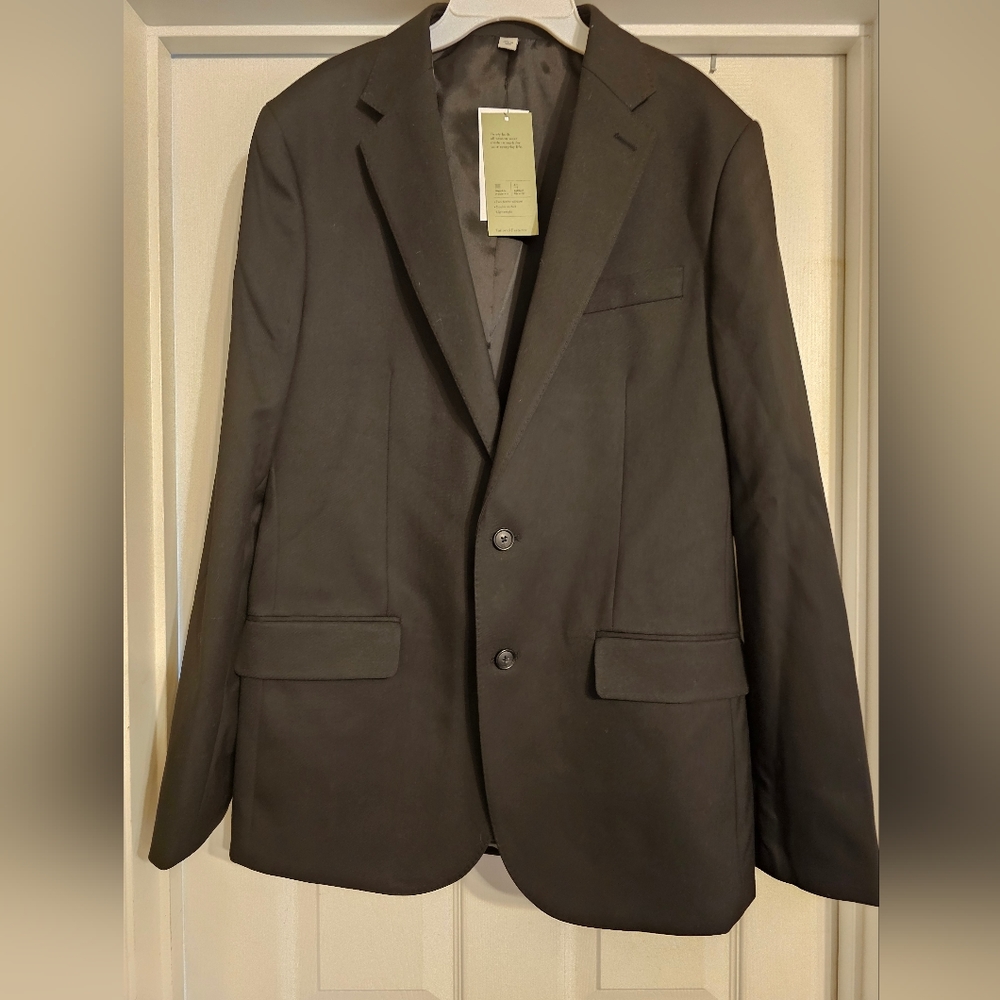 NWT Black Blazer Jacket. Size:40R